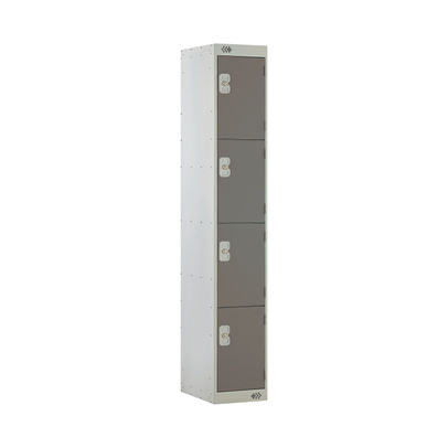 Four Compartment D450mm Dark Grey Locker