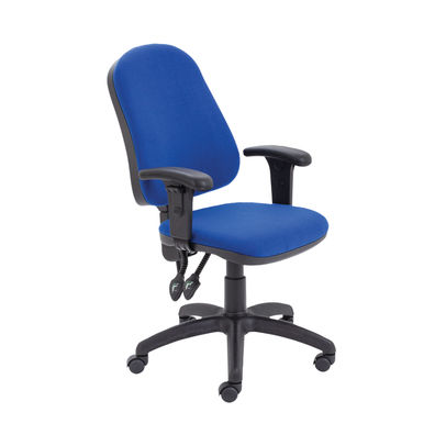 White and blue office chair deals