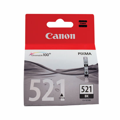 Canon CLI-521 Black Ink Cartridge - 2933B001