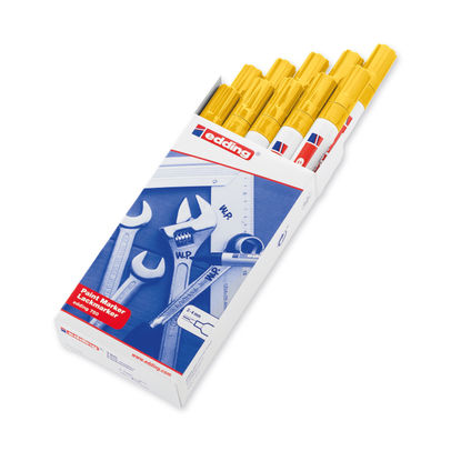 edding 750 Yellow Medium Paint Markers (Pack of 10)