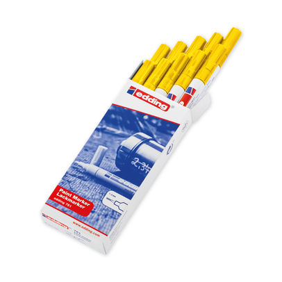 edding 751 Yellow Fine Paint Markers (Pack of 10)