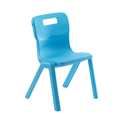 Titan 460mm Blue One Piece Chair (Pack of 30)