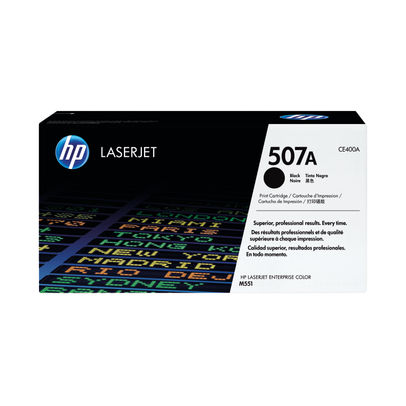 HP 507A Black Laserjet Toner Cartridge