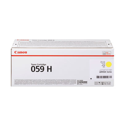 Canon 059H Yellow Toner Cartridge - High Capacity - 3624C001