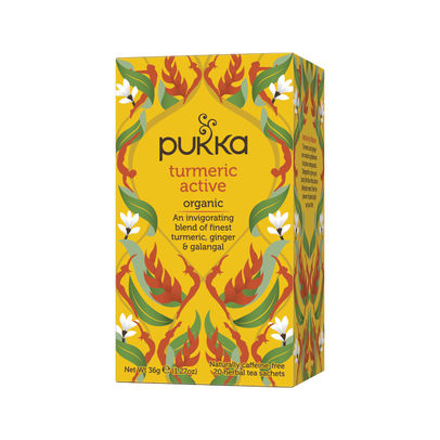 Pukka Turmeric Active Organic Tea Bags (Pack of 20)