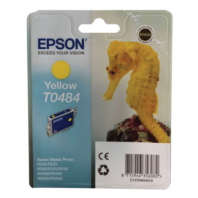 Epson T0484 Yellow Ink Cartridge - C13T04844010