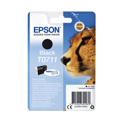 Epson T0711 Black Ink Cartridge - C13T07114012