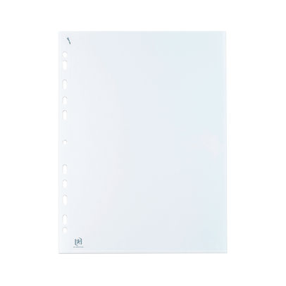 Oxford Quick In Punched Pockets A4 Clear (Pack of 100)