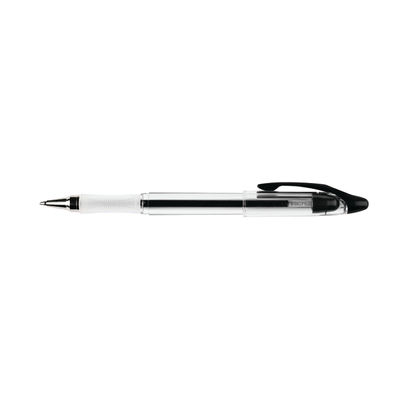 Q-Connect Delta Ballpoint Pen Medium Black (Pack of 12)