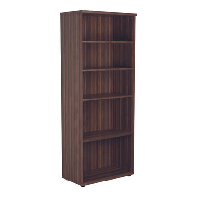 Jemini 2000 x 450mm Dark Walnut Wooden Bookcase