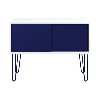 Bisley MultiSideboard 1000x450x750mm White/Oxford Blue