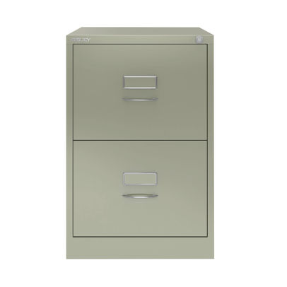 Bisley H710mm Goose Grey 2-Drawer Steel Filing Cabinet Foolscap