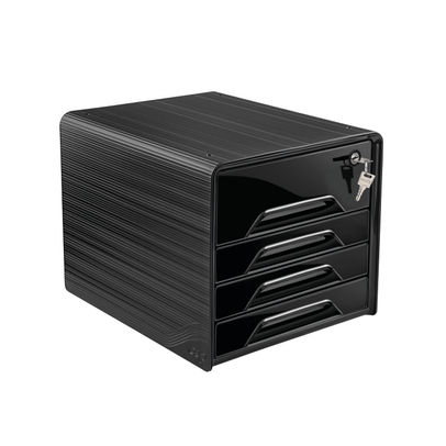 CEP Smoove Secure 4 Drawer Module with Lock Black