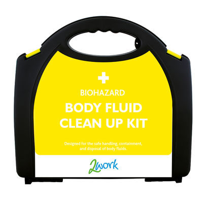 2Work Bio-Hazard Body Fluid Kit with 5 Applications