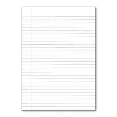 A4 Education Ruled Exercise Paper with Margin (Pack of 2500)