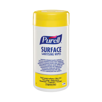 Purell Surface Sanitising Wipes (Pack of 100)