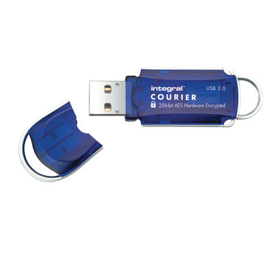 Integral Courier Encrypted USB 3.0 8GB Flash Drive