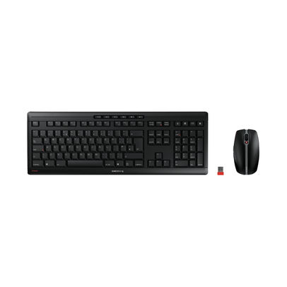 Cherry Stream Black Wireless Keyboard and Mouse Set