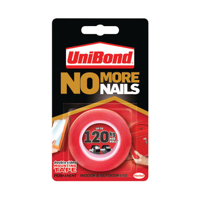 Unibond No More Nails 19mm x 1.5m Ultra Strong Roll