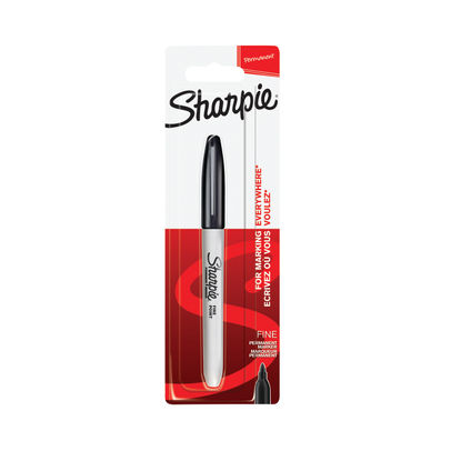 Sharpie 08 Black Everyday Permanent Marker (Pack of 12)