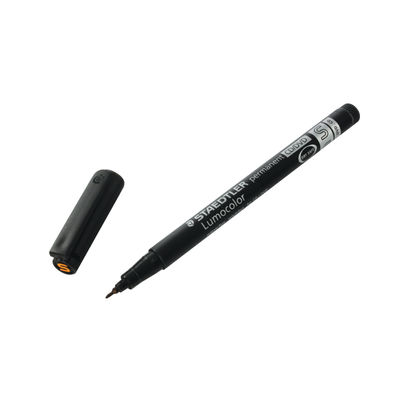 Staedtler Lumocolor CD/DVD Black Permanent Markers (Pack of 10)