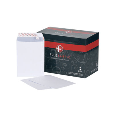 Plus Fabric White C5 Peel and Seal Envelopes 110gsm (Pack of 250)