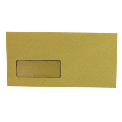 Q-Connect DL Envelopes Wallet Window Gummed 70gsm Manilla (Pack of 1000)