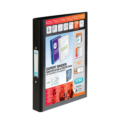 Elba Vision A4 Black 25mm 2 O-Ring Binder