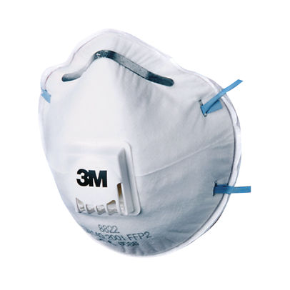 3M FFP2 Valved Respirator 8822 (Pack of 10)