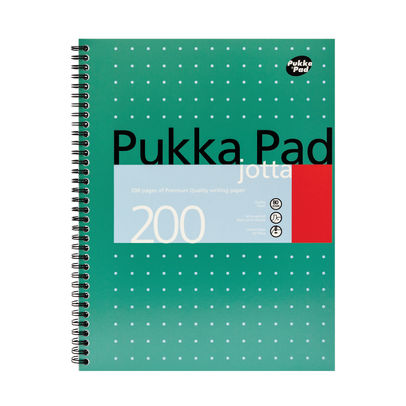 Pukka Pad A4 Wirebound Metallic Jotta Pad (Pack of 3)