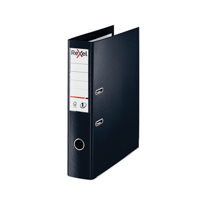 Rexel Choices Black Foolscap 75mm Lever Arch File