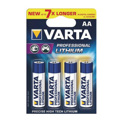 Varta Lithium AA Batteries (Pack of 4)