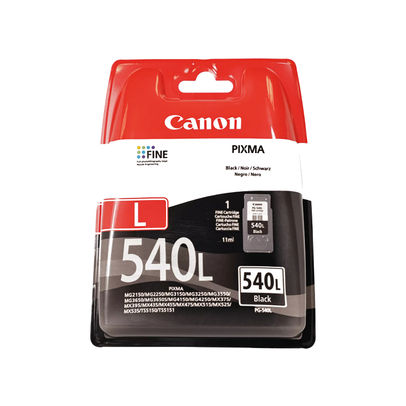 Canon 540L Black High Yield Ink Cartridge - 5224B001