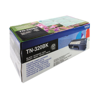 Brother TN320BK Black Toner Cartridge - TN320BK