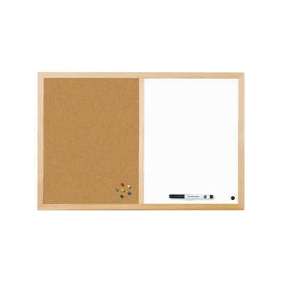 Bi-Office Dual Purpose Cork and Whiteboard