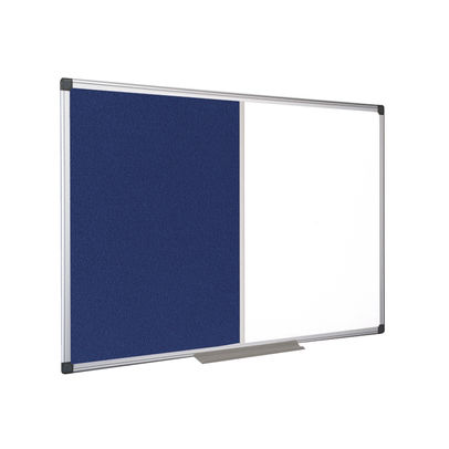 Bi-Office 1200x900mm Drywipe and Felt Combination Board