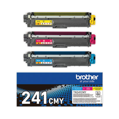 Brother 241 CMY Toner Cartridge Value Pack - TN241CMY