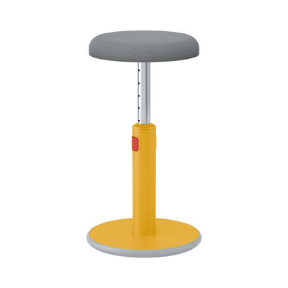 Leitz Ergo Cosy Active Sit/Stand Stool 370x370x690mm Warm Yellow