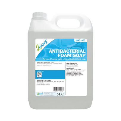 2Work 5L Antibacterial Foam Soap