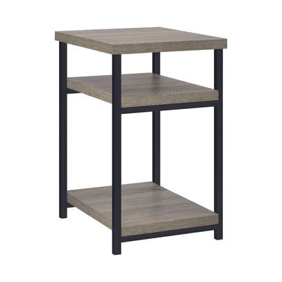 Elmwood End Table Distressed Grey Oak