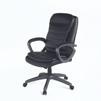 Mayfield Leather Office Chair Black