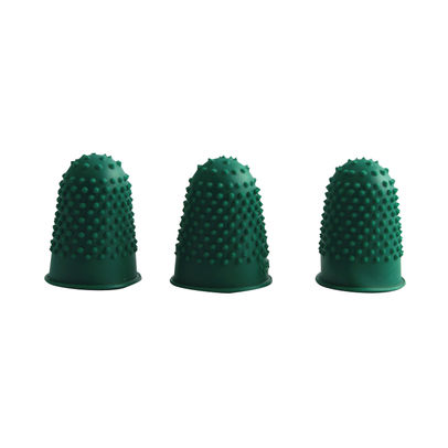 Q-Connect Thimblettes Size 0 Green (Pack of 12)