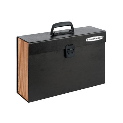 Bankers Box Black Expanding Handifile