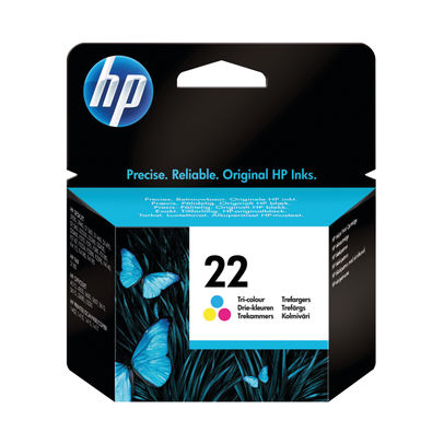 HP 22 Ink Cartridge Tri-Color CMY