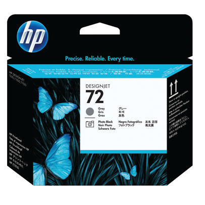 HP 72 DesignJet Printhead Grey and Photo Black