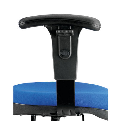 Jemini Black Adjustable Chair Arms Black (Pack of 2)