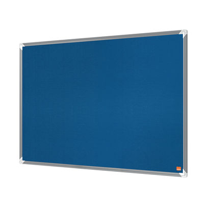 Nobo Premium Plus Felt Notice Board 600 x 450mm Blue