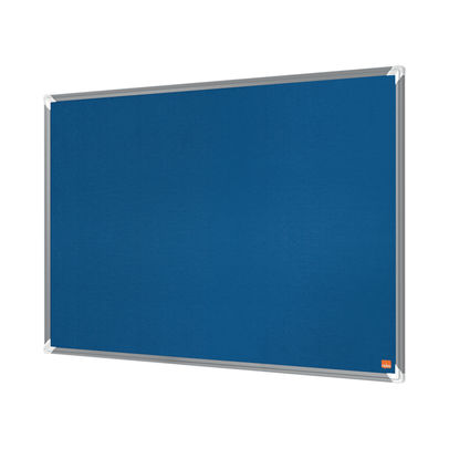 Nobo Premium Plus Felt Notice Board 1200 x 900mm Blue