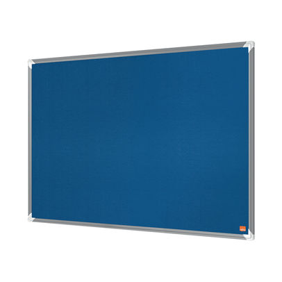 Nobo Premium Plus 1500 x 1200mm Blue Felt Notice Board