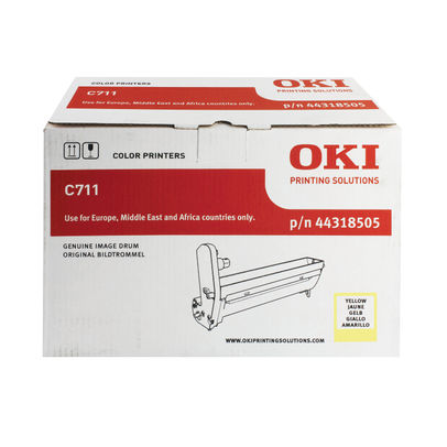 Oki C711 Yellow Image Drum 20K